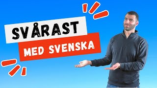 SVÅRAST MED SVENSKA idiomatiska uttryck [upl. by Ijies146]