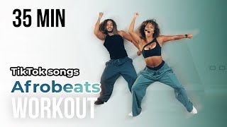 AFROTRENDY DANCE WORKOUT  AMAPIANO  TIKTOK SONGS  FUN CARDIO  35 MINUTES [upl. by Aterg]