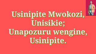 Usinipite mwokozi unisikie  tenzi za rohoni [upl. by Ikeda]