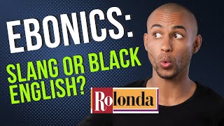 EBONICS SLANG OR NEW BLACK ENGLISH [upl. by Amena]