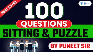 Puzzle Reasoning  Seating Arrangement Reasoning  Puzzle amp Seating Arrangement for SBI PO 2023 [upl. by Yeliab]