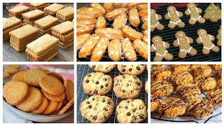 6 recetas de GALLETAS CASERAS muy fáciles [upl. by Vanzant]