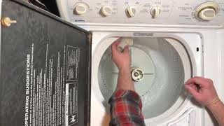 Agitator dogs replaced on Whirlpool  Kenmore 90 series washing machine [upl. by Einobe128]