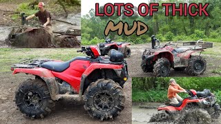 THICK MUD Is Nothing To Play With 2020 Honda Foreman With 30s [upl. by Deedahs]