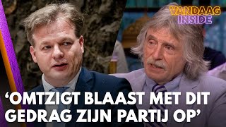 Johan Ik denk dat Pieter Omtzigt met dit gedrag zijn eigen partij opblaast  VANDAAG INSIDE [upl. by Lexie]