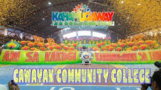 CAWAYAN COMMUNITY COLLEGE Kahamugaway Festival Showdown 2024 [upl. by Olpe]