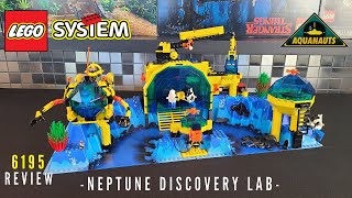 LEGO Aquazone Neptune Discovery Lab 6195 Review One of the Best Old School Sets EVER Made [upl. by Mountfort]