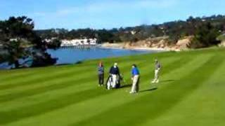 second shot on 6th hole Pebble Beach [upl. by Jemena]