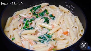 Si Quieres Comer Una Pasta Cremosa con Crema de Espinacas Haz Está Rica Receta [upl. by Roseanne]