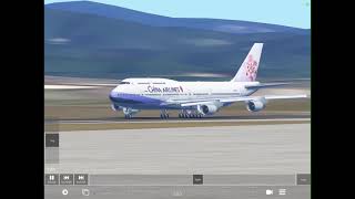 Falling apart China Airlines Flight 611 Infinte flight Read Desc [upl. by Endora]