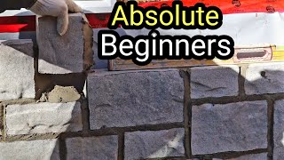 DIY Stone work For Absolute Beginners Diy Tips [upl. by Artemus555]