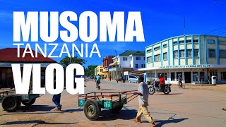 MUSOMA TOWN TOUR MARA REGION VLOG VIA SERENGETI NATIONAL PARK BUNDA [upl. by Calvina375]