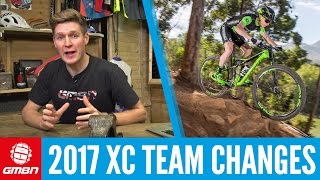 2017 Top XC Mountain Bike Team Changes [upl. by Netsriik626]