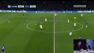 Saša Vugdalić i Adis Hadžić Biseri sa utakmice  Chelsea  PSG  932016 [upl. by Hendry]