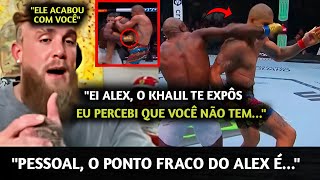 SÓ PODE SER BRINCADEIRA🚨 Jake Paul REVELA PONTO FRACO de Alex Poatan após LUTA com Khalil Rountree [upl. by Gnous239]