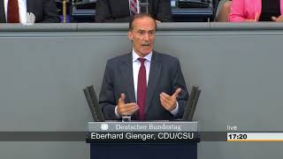 Eberhard Gienger Menschenrechtsverletzungen  Fußball WM 2018 Bundestag 14062018 [upl. by Britteny596]