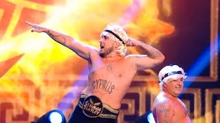 Stavros Flatley Make History And Gets The Golden Buzzer 2019 Best Audition  The Champions BGT [upl. by Yrogiarc]