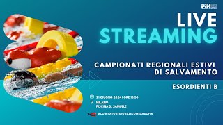 Campionati Regionali Estivi Di Categoria Salvamento  Milano 2024 domenica pomeriggio [upl. by Enelkcaj]