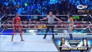 Bianca Belair Vs Michin Clasificación Elimination Chamber 2024  WWE Smackdown 09022024 Español [upl. by Jacobsohn910]