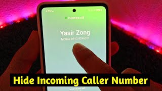 How to Hide Incoming Caller Number on Any Android Phone  Sky tech [upl. by Bonneau]