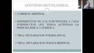 23 Ingresos Brutos y Convenio Multilateral [upl. by Mersey]