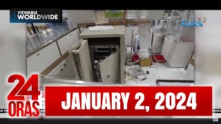 24 Oras Express January 2 2024 HD [upl. by Allicserp]