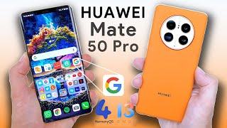 تثبيت خدمات Google علي هواوي ميت 50 برو بعد التحويل الي هارمني او اس Huawei Mate 50 Pro Harmony Os 4 [upl. by Sylram237]