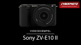 Videoexempel Sony ZVE10 II [upl. by Elkin324]