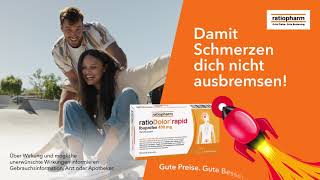 Damit Schmerzen dich beim Date nicht ausbremsen – ratioDolor® rapid Weichkapseln [upl. by Acira350]