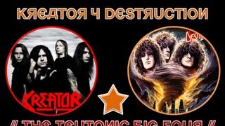 Los 4 grandes del Thrash Metal Alemán  Kreator y Destruction con DarkThrasherSlayer [upl. by Malchus704]