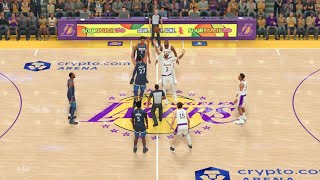 TIMBERWOLVES VS LAKERS  PS4 GAMEPLAY [upl. by Sethi]