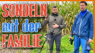 SONDELN mit der FAMILIE sondeln metaldetecting lechsonde papasonde [upl. by Rotberg]