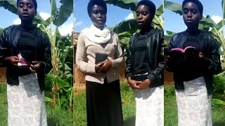 Ubwitange by chakie and Alphonsine bataramiye Imana bashinisha abantu 👏👏 [upl. by Ahtamat234]