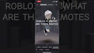 WHAT ARE THESE EMOTES ROBLOX HELP roblox skibidihelp whatthehell [upl. by Iglesias731]