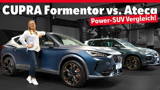 Cupra Formentor vs Ateca  Power SUV Vergleich  ReviewSitzprobe [upl. by Dulcea]