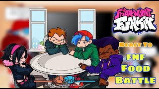 Fast Food Battle  Fnf React To Fnf Food Battle Pico vs Darnell vs Nene vs BF  Cutscenes [upl. by Aeslahc]