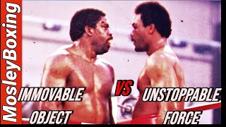 George FOREMAN VS Ron LYLE  UNSTOPPABLE FORCE Meets IMMOVABLE OBJECT  HD [upl. by Alinna]