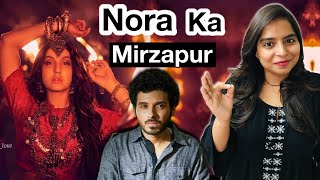 Chhor Denge Nora Fatehi Song REACTION  Deeksha Sharma [upl. by Lumbard979]