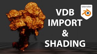 How to Import and Shade OpenVDB Simulations in Blender  Cycles amp Eevee [upl. by Kaleb]