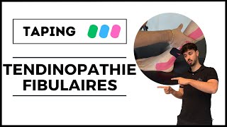 TAPING pour une TENDINOPATHIE des muscles FIBULAIRES [upl. by Nawj]