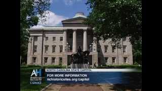 CSPAN Cities Tour  Raleigh History of the North Carolina State Capitol [upl. by Jahdiel539]