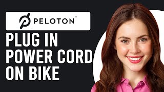 How To Plug In The Power Cord On A Peloton Bike Where Do You Plug Peloton Power Cord [upl. by Savior428]