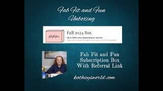 Fab Fit Fun UnboxingA Lifestyle Subscription Box [upl. by Inanak]