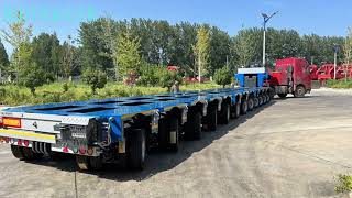 Goldhofer THPSL compatible Modular Trailer Thrilling Testing in Action [upl. by Airlee]