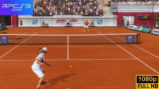 Top Spin 4 RPCS3 Roddick x Nadal 1080p 60 FPS  Gameplay [upl. by Casta]