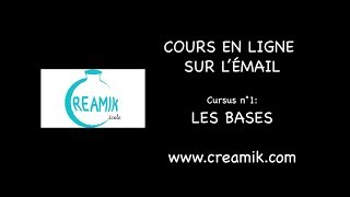 Cours en ligne sur les bases de la fabrication dun émail  Formation de lécole Créamik [upl. by January]