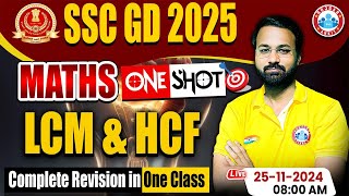 SSC GD Maths  SSC GD 2025  LCM amp HCF Maths Revision Class  Maths For SSC GD by Deepak Sir [upl. by Annaitsirk877]