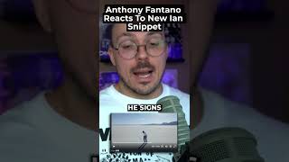 Anthony Fantano Reacts To New Ian Snippet 😬 shorts shortsvideo [upl. by Ahsenar]