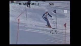 Ingemar Stenmark vince lo slalom speciale di Courmayeur  14 dicembre 1982 [upl. by Yclek899]