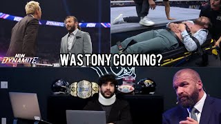 Tony Khan calls Triple H after AEW Dynamite [upl. by Sorci]